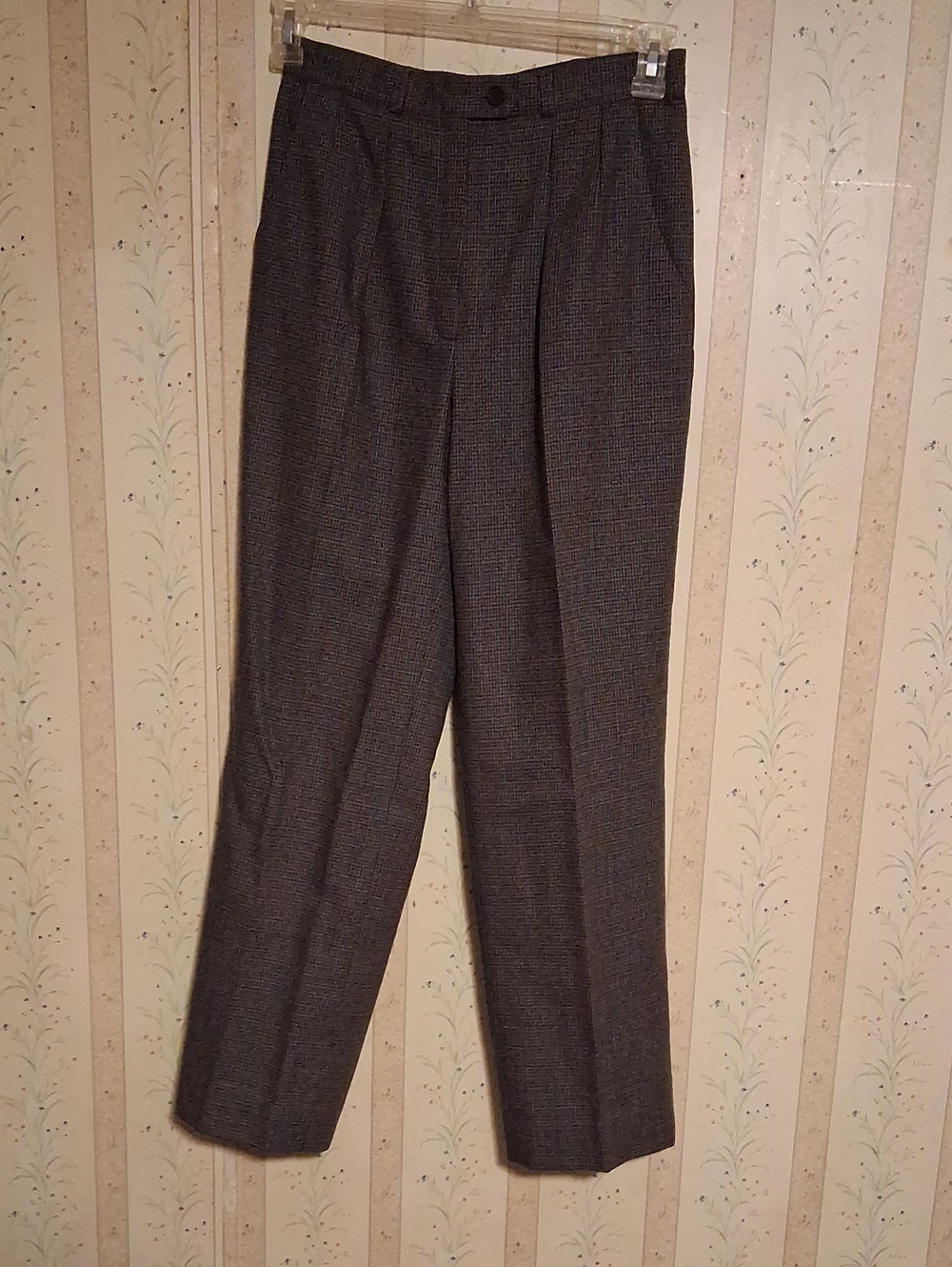 Women's Straight Leg Dress Pants in Charcoal [Vintage]